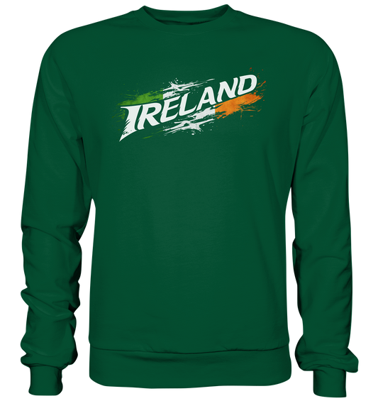 Ireland "Flag Splatter I"  - Basic Sweatshirt