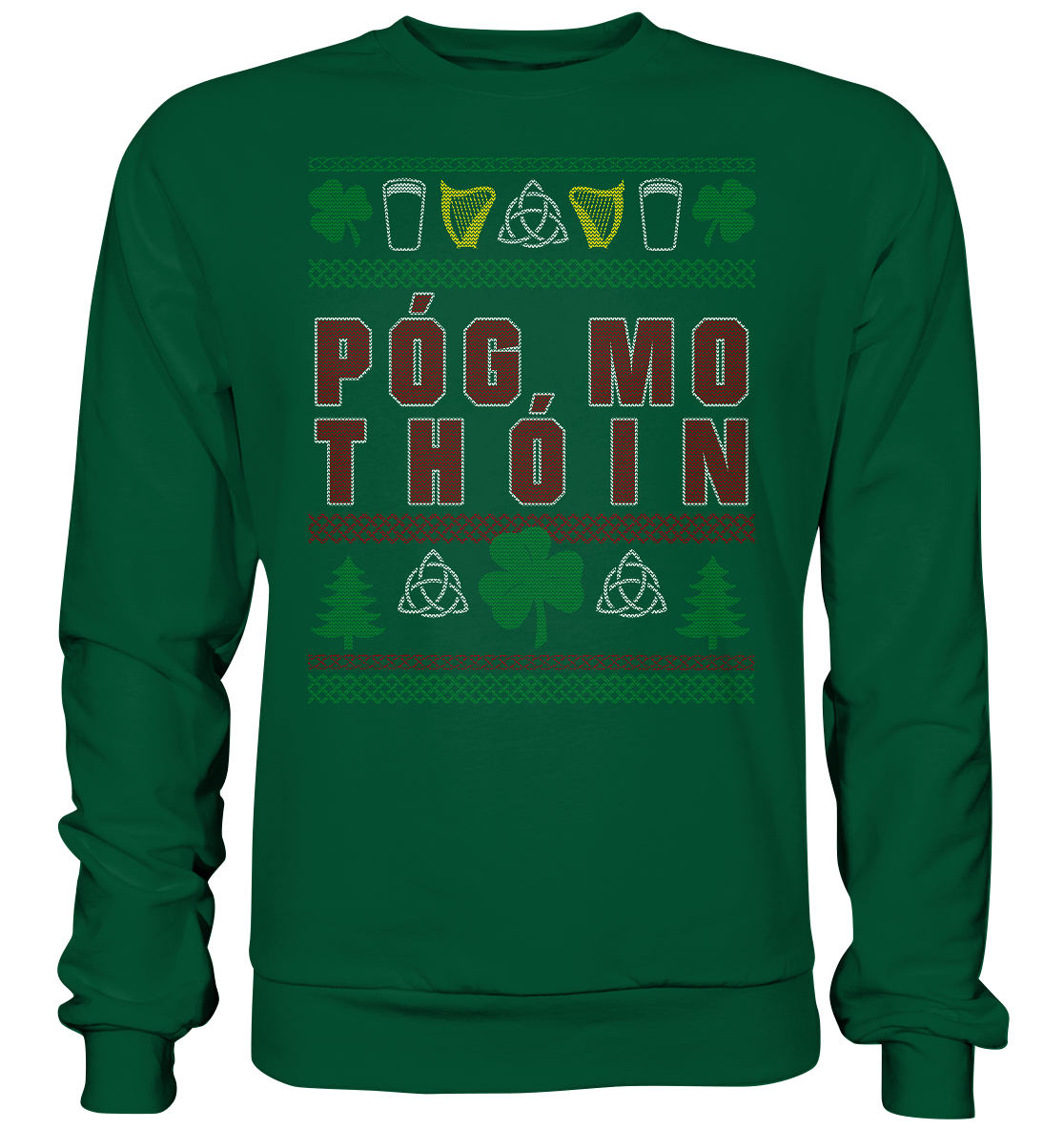 Póg Mo Thóin (Christmas) - Basic Sweatshirt