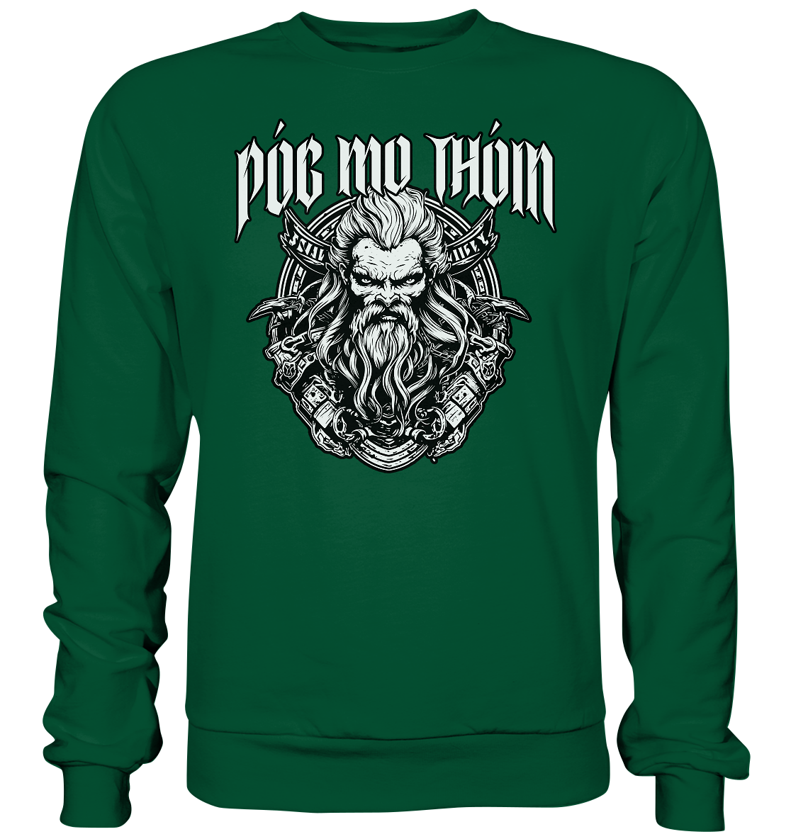 Póg Mo Thóin Streetwear "Celtic Warrior III" - Basic Sweatshirt