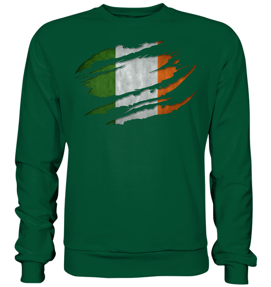 Ireland "Flag Scratch" - Basic Sweatshirt