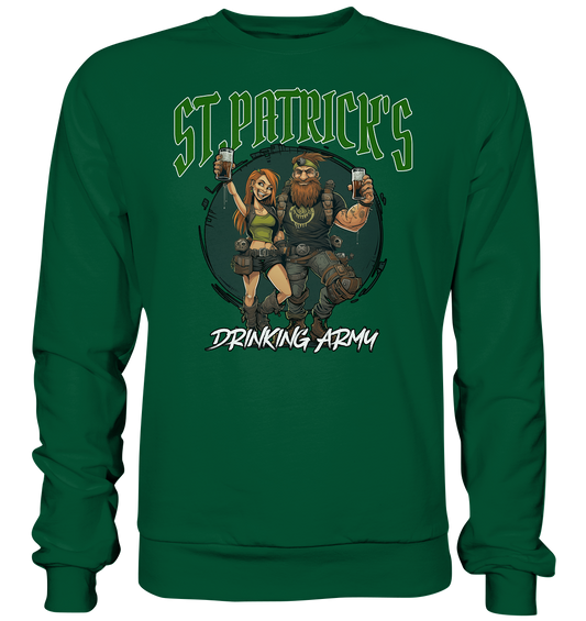 St. Patrick's "Drinking Army / Couple I" - Basic Sweatshirt