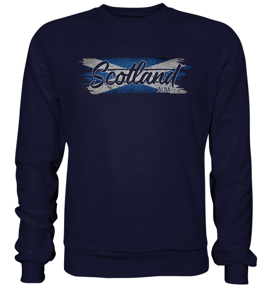 Scotland "Alba / Flag" - Basic Sweatshirt