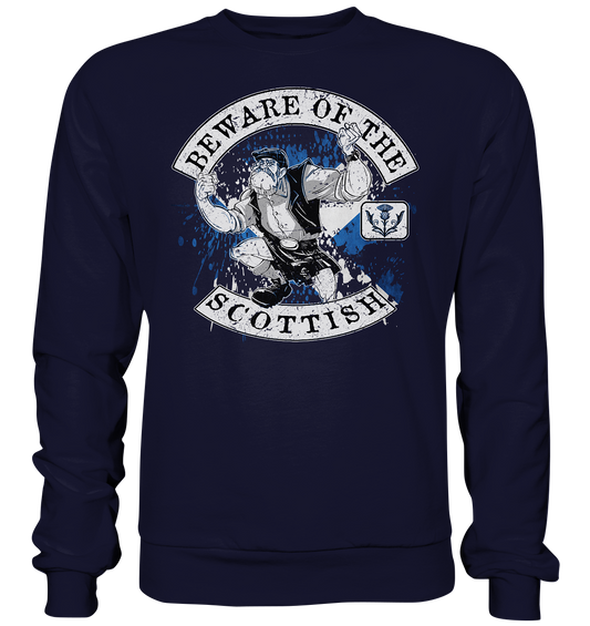 Beware Of The Scottish - Basic Sweatshirt