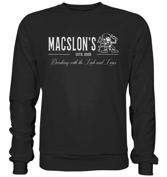 MacSlon's "Drinking With The Lads & Lasses" - Basic Sweatshirt