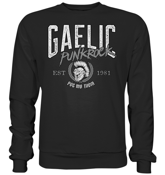 Póg Mo Thóin Streetwear "Gaelic Punkrock" - Basic Sweatshirt