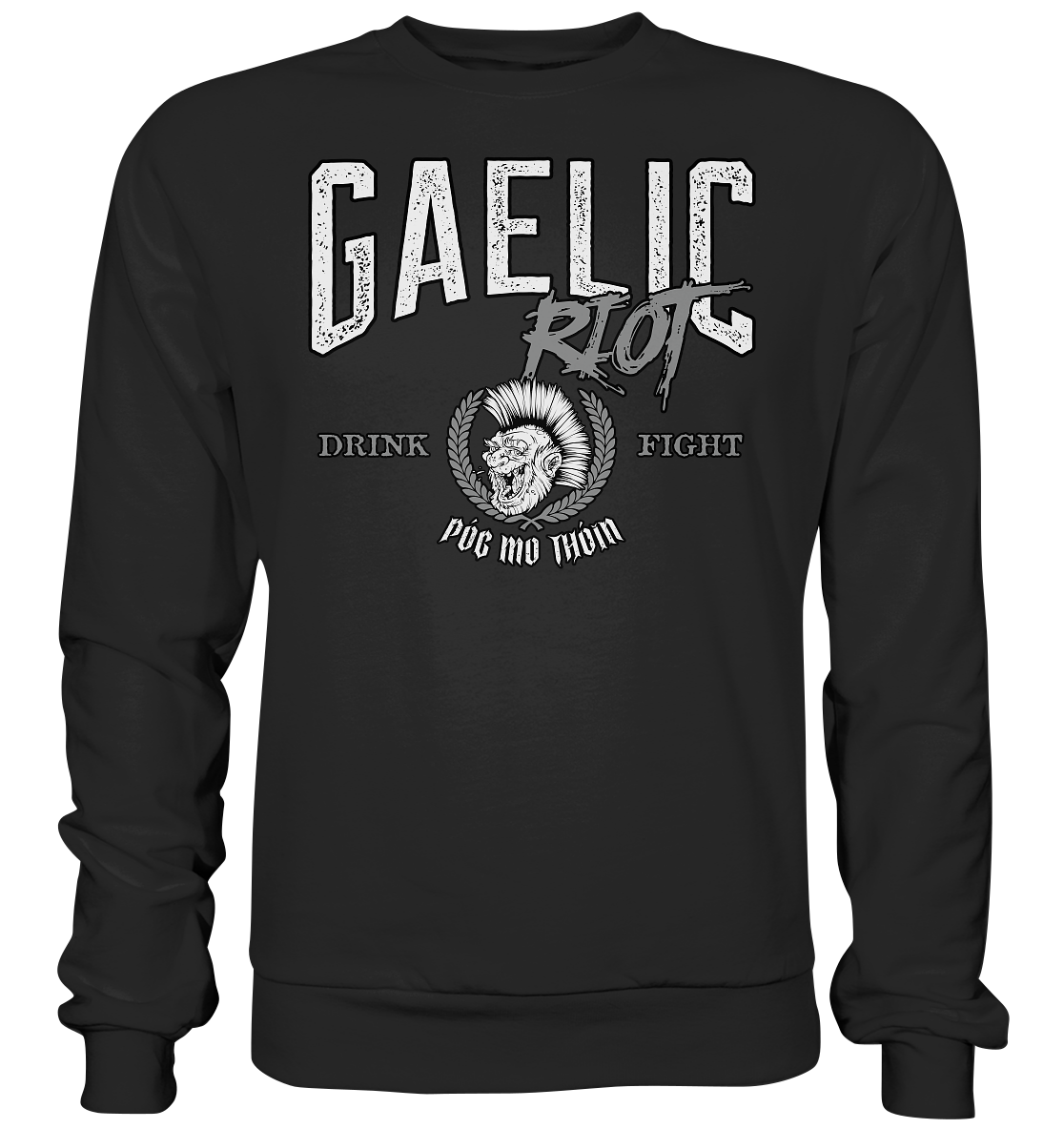 Póg Mo Thóin Streetwear "Gaelic Riot" - Basic Sweatshirt