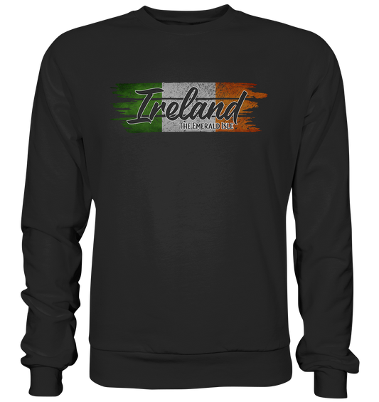 Ireland "The Emerald Isle / Flag" - Basic Sweatshirt