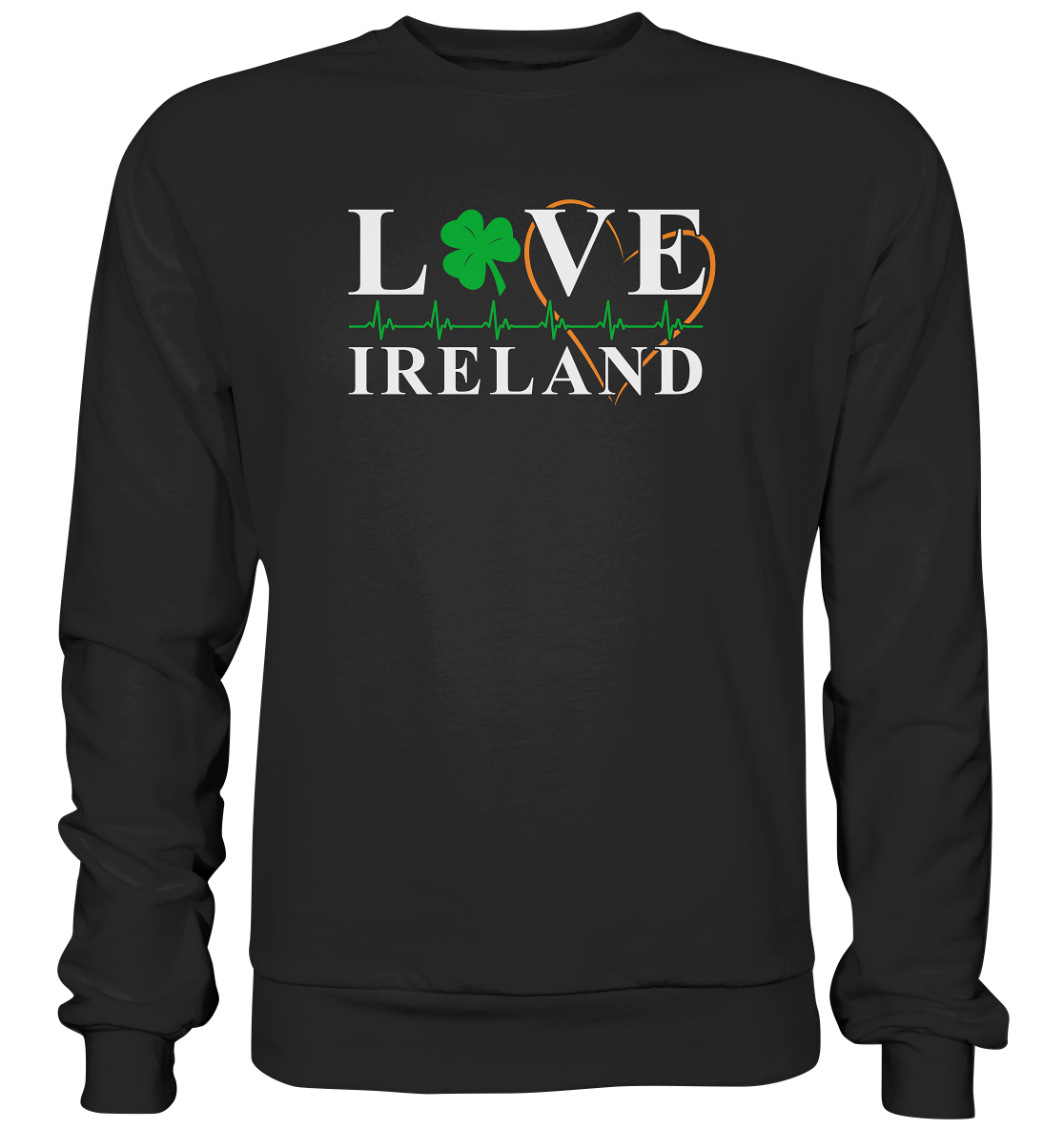 Love Ireland "Heartbeat" - Basic Sweatshirt