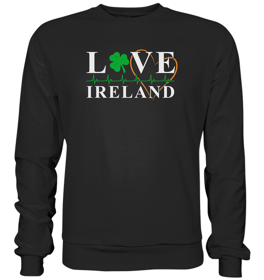 Love Ireland "Heartbeat" - Basic Sweatshirt