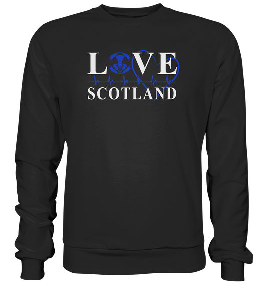 Love Scotland "Heartbeat" - Basic Sweatshirt