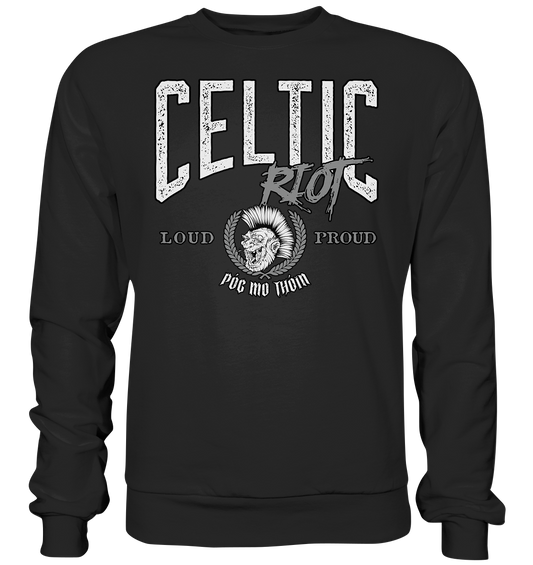 Póg Mo Thóin Streetwear "Celtic Riot" - Basic Sweatshirt