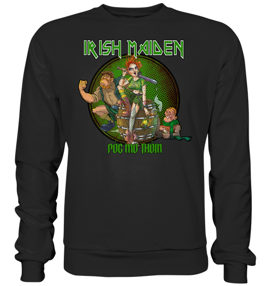 Póg Mo Thóin Streetwear "Irish Maiden" - Basic Sweatshirt