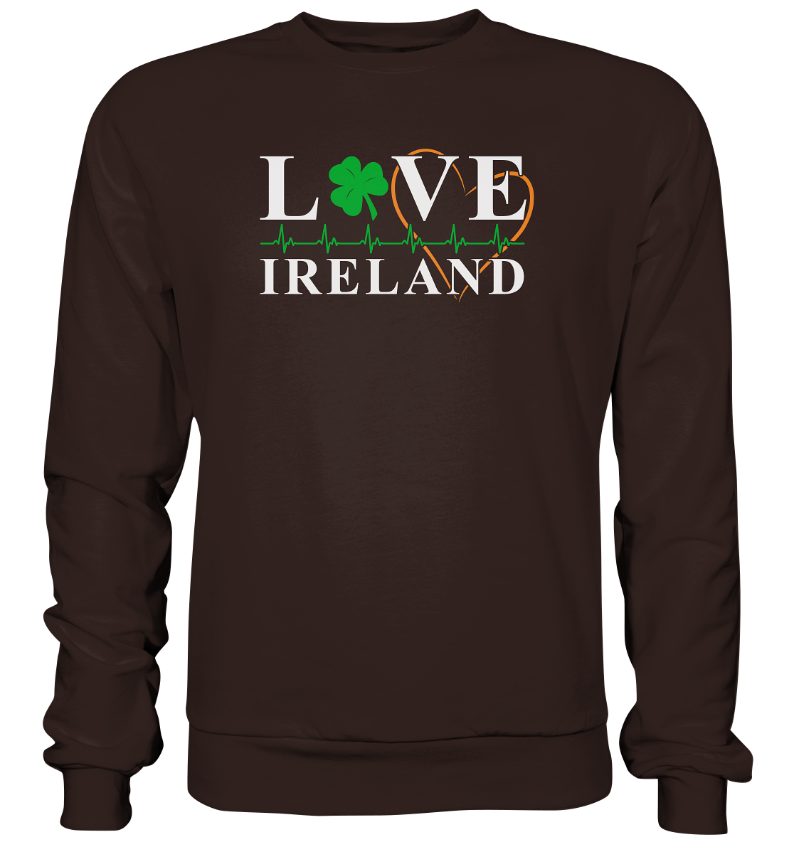 Love Ireland "Heartbeat" - Basic Sweatshirt