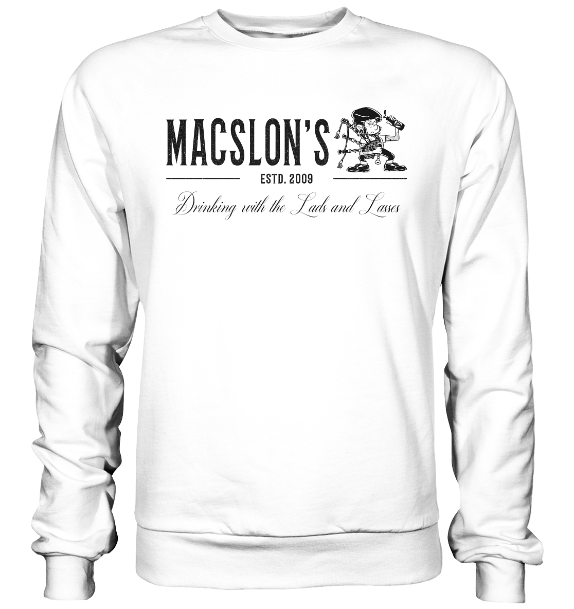 MacSlon's "Drinking With The Lads & Lasses" - Basic Sweatshirt