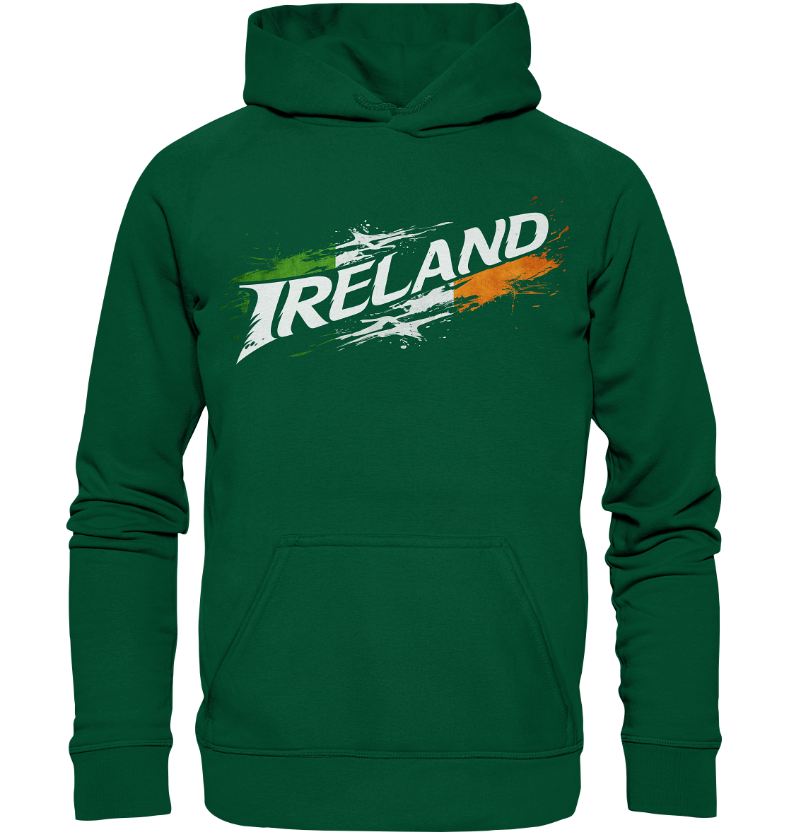 Ireland "Flag Splatter I"  - Basic Unisex Hoodie