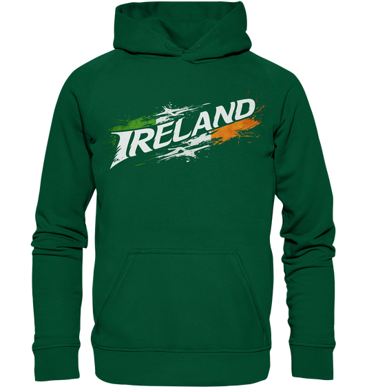 Ireland "Flag Splatter I"  - Basic Unisex Hoodie