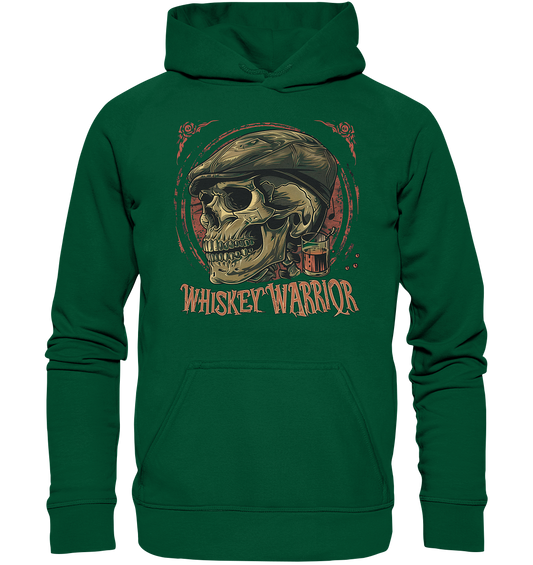 Whiskey Warrior "Flatcap-Skull I"  - Basic Unisex Hoodie