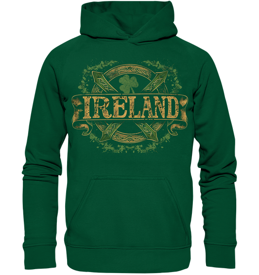 Ireland "Shamrock / Crest II"  - Basic Unisex Hoodie