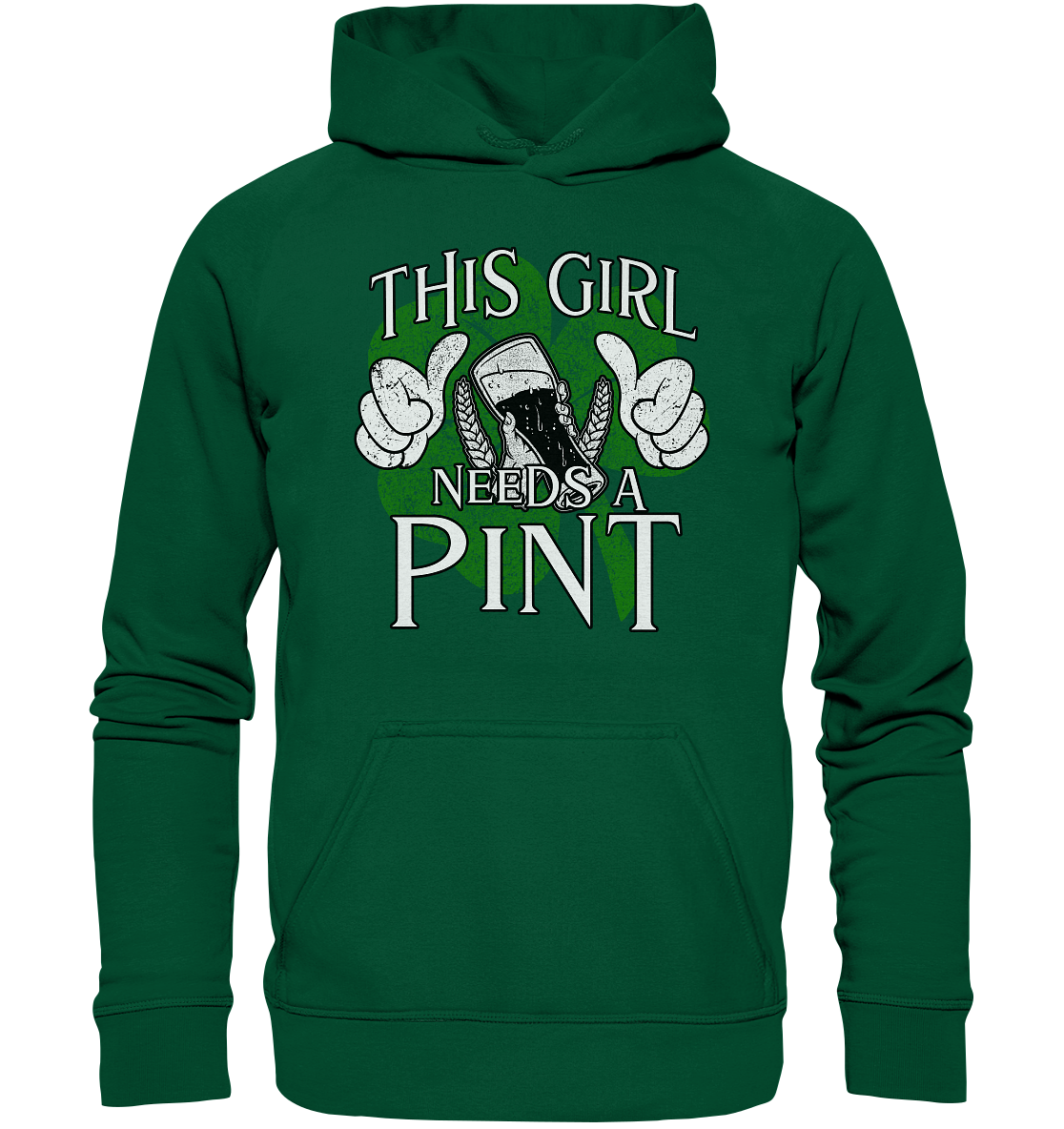 This Girl "Needs a Pint" - Basic Unisex Hoodie