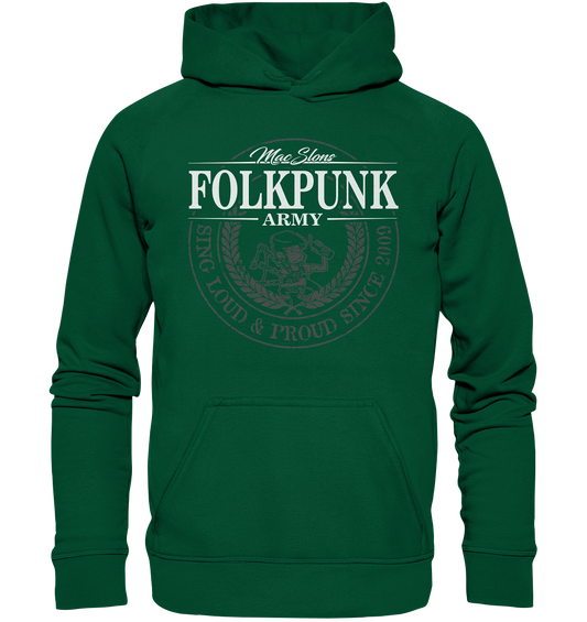 MacSlon's "Folkpunk Army" - Basic Unisex Hoodie