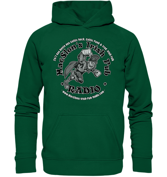 MacSlon's Radio "24/7 - Irish Superhero" - Basic Unisex Hoodie