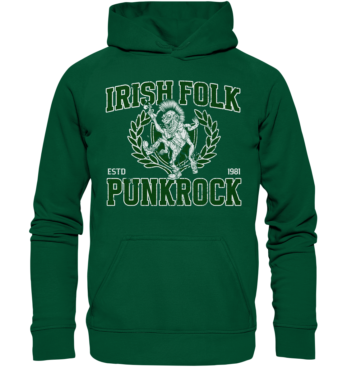 Irish Folk Punkrock "Estd. 1981" - Basic Unisex Hoodie