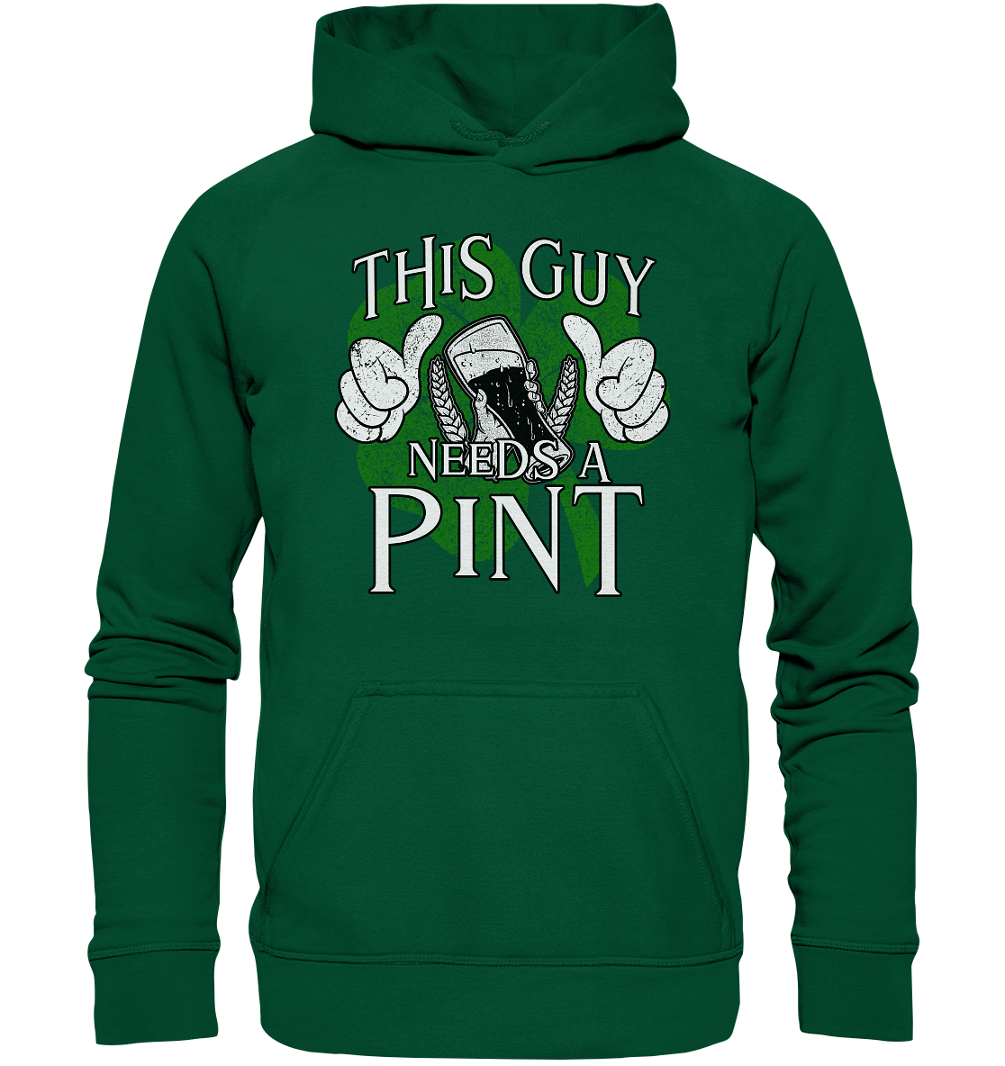 This Guy "Needs a Pint" - Basic Unisex Hoodie