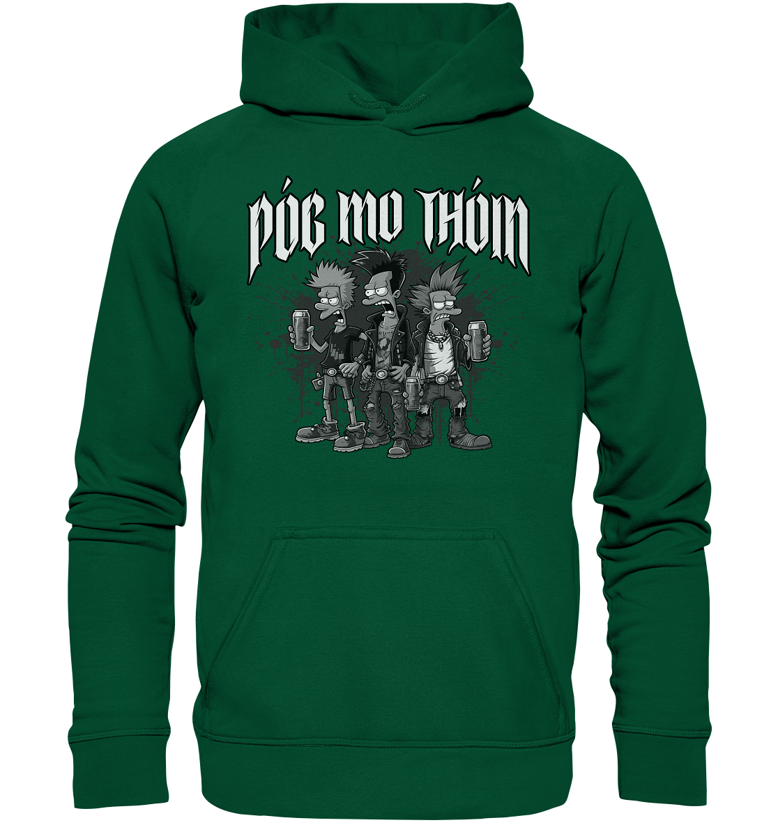 Póg Mo Thóin Streetwear "Punks II" - Basic Unisex Hoodie