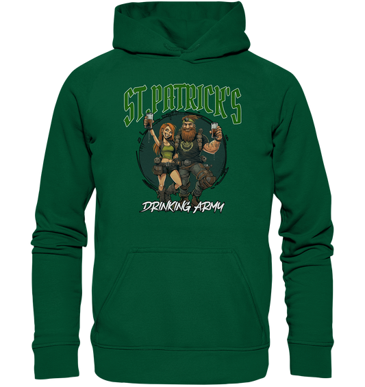 St. Patrick's "Drinking Army / Couple I" - Basic Unisex Hoodie