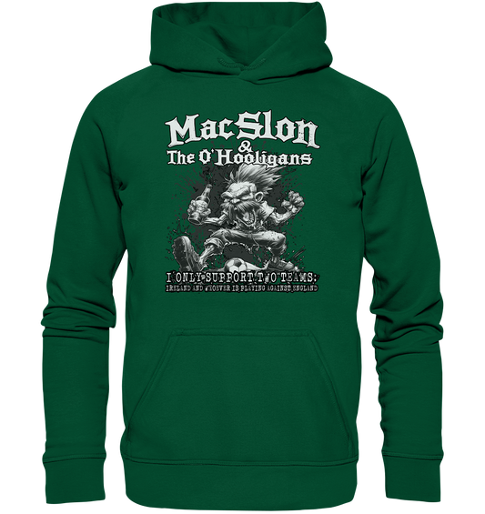 MacSlon & The O'Hooligans "I Only Support Two Teams..." - Basic Unisex Hoodie