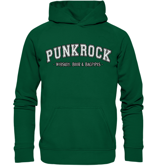 Punkrock "Whiskey, Beer & Bagpipes" - Basic Unisex Hoodie