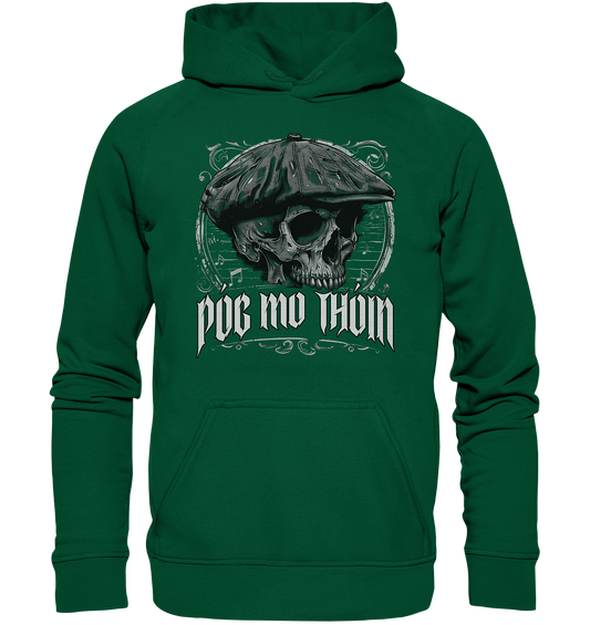 Póg Mo Thóin Streetwear "Flatcap-Skull III" - Basic Unisex Hoodie