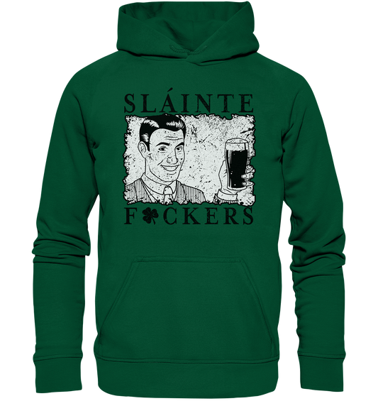 Sláinte "F*ckers" *Shamrock* - Basic Unisex Hoodie
