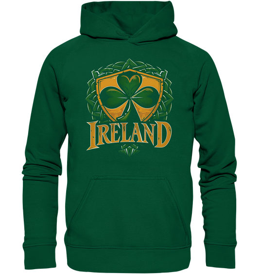 Ireland "Shamrock / Crest"  - Basic Unisex Hoodie