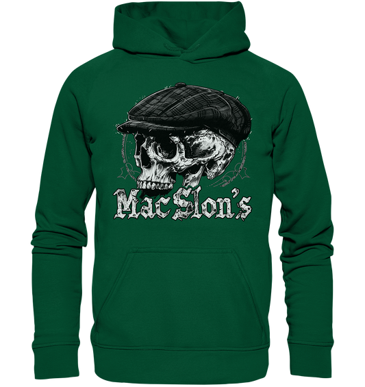 MacSlon's "Flatcap-Skull II" - Basic Unisex Hoodie
