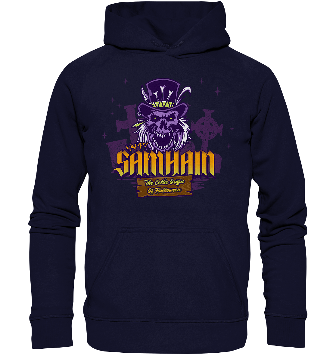 Happy Samhain "The Celtic Origin Of Halloween" - Basic Unisex Hoodie