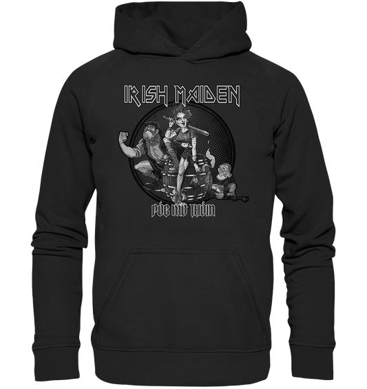 Póg Mo Thóin Streetwear "Irish Maiden" - Basic Unisex Hoodie