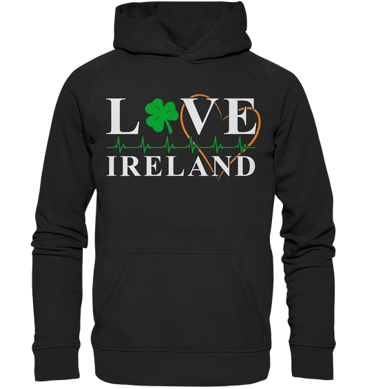 Love Ireland "Heartbeat" - Basic Unisex Hoodie