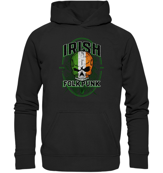 Irish Folkpunk "Skull" - Basic Unisex Hoodie