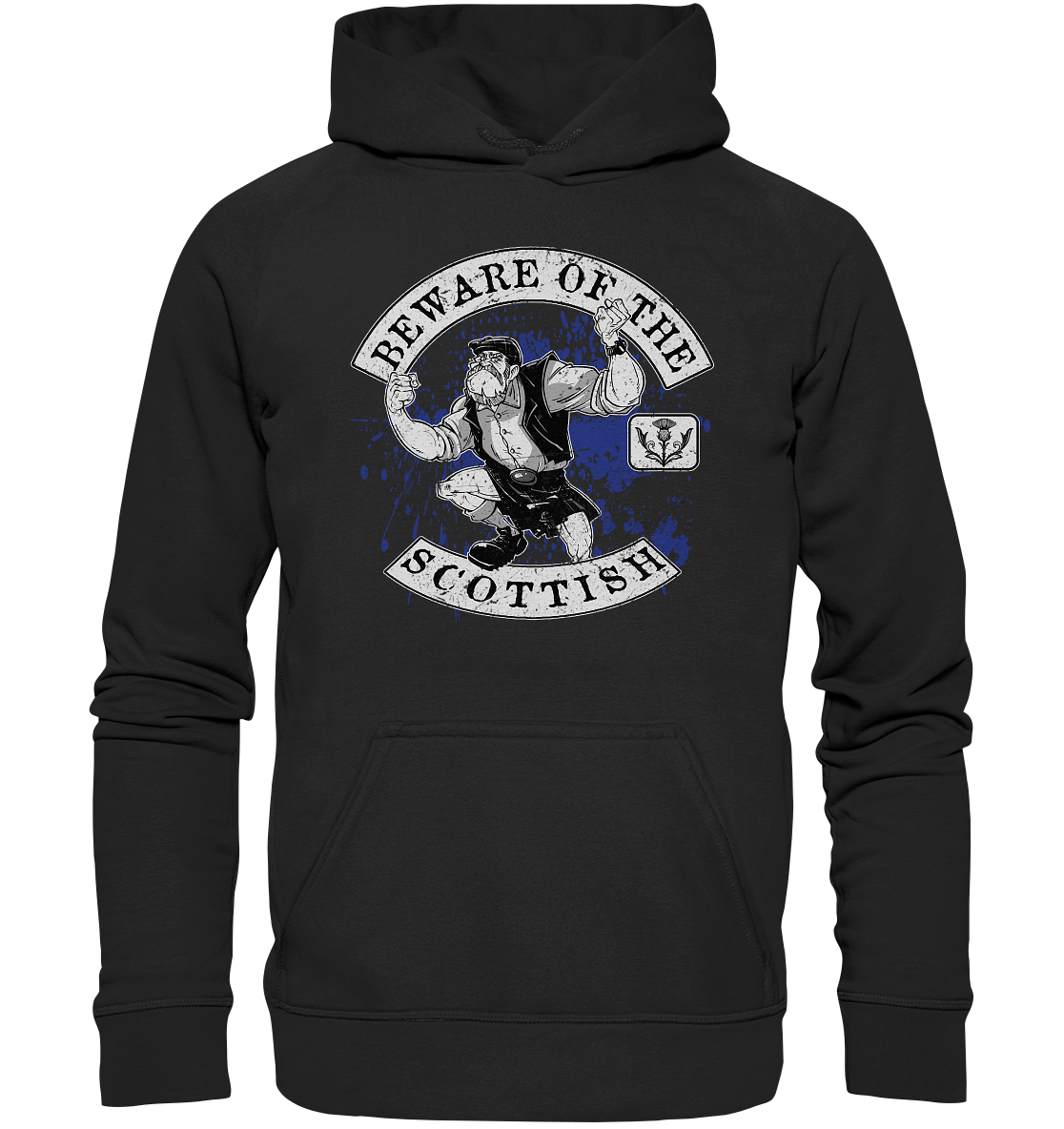 Beware Of The Scottish - Basic Unisex Hoodie
