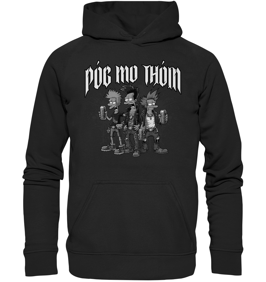 Póg Mo Thóin Streetwear "Punks II" - Basic Unisex Hoodie