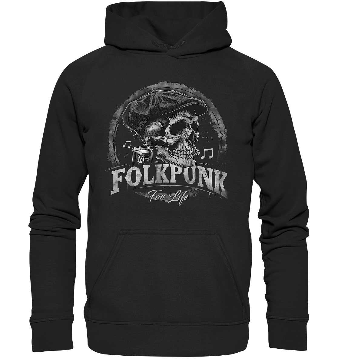 Folkpunk "For Life I" - Basic Unisex Hoodie