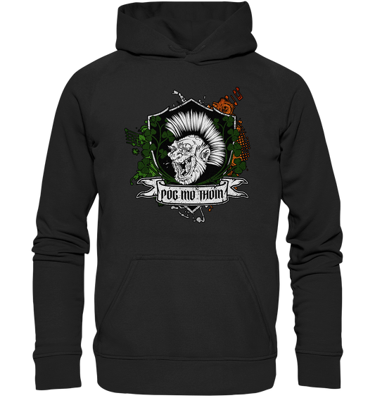 Póg Mo Thóin Streetwear "Crest" - Basic Unisex Hoodie