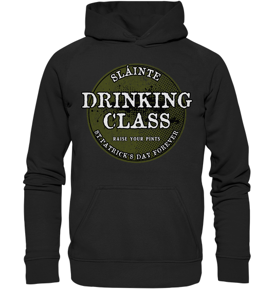 Drinking Class "St.Patrick's Day Forever" - Basic Unisex Hoodie