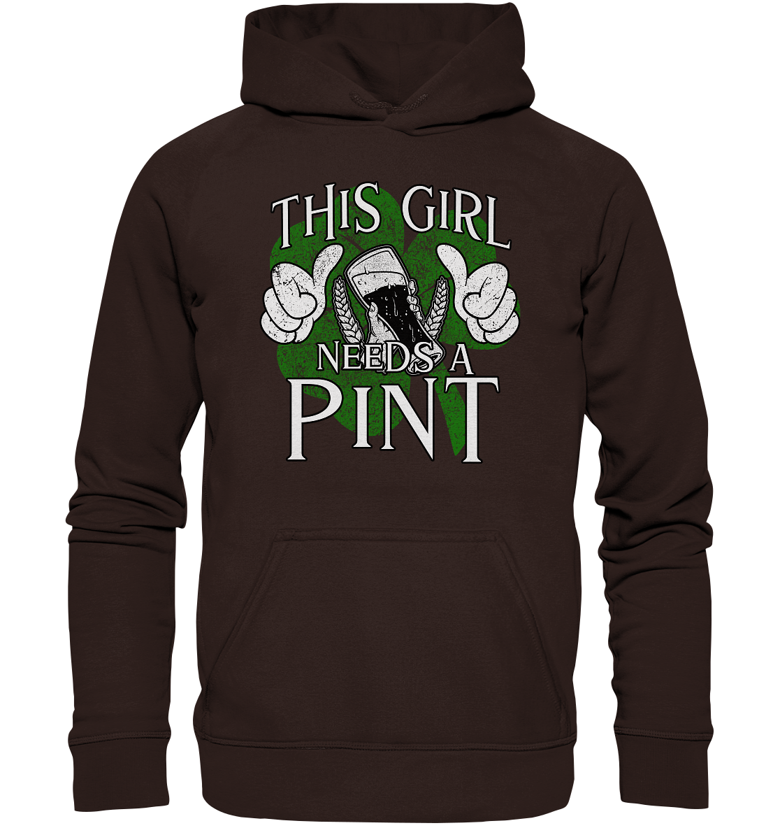 This Girl "Needs a Pint" - Basic Unisex Hoodie