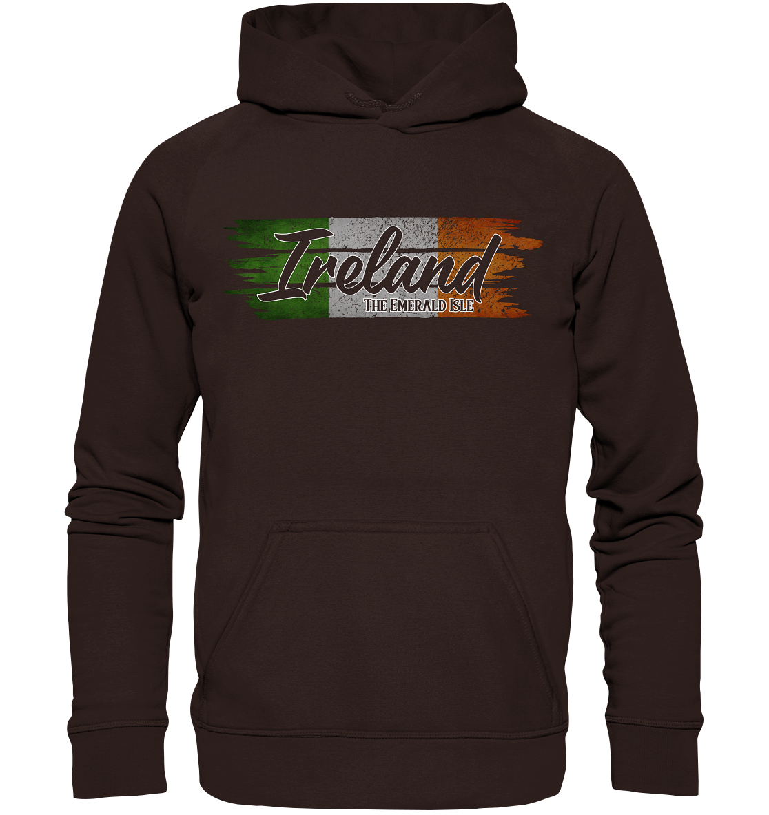 Ireland "The Emerald Isle / Flag" - Basic Unisex Hoodie