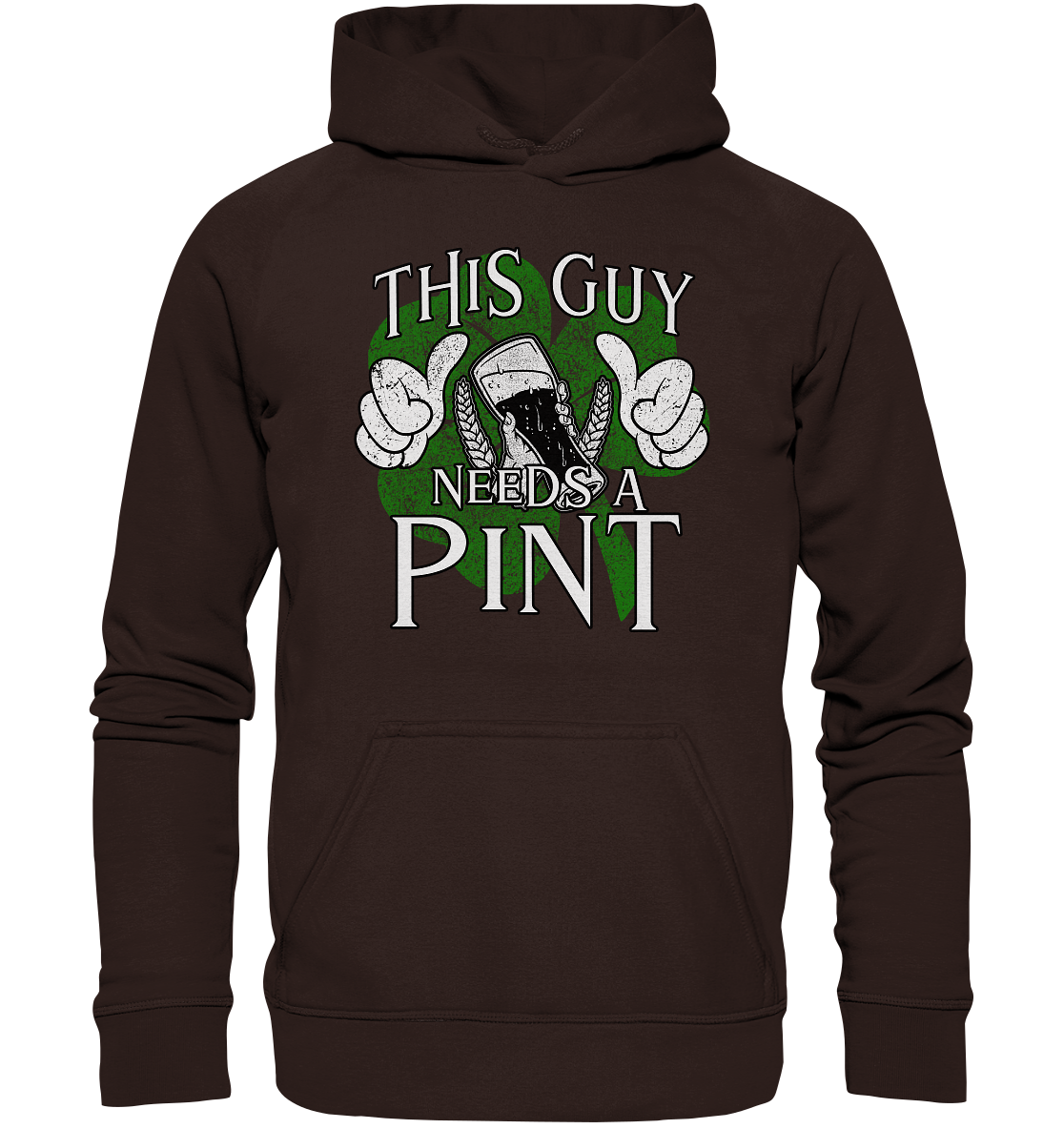 This Guy "Needs a Pint" - Basic Unisex Hoodie