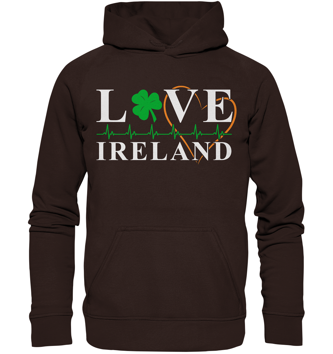 Love Ireland "Heartbeat" - Basic Unisex Hoodie