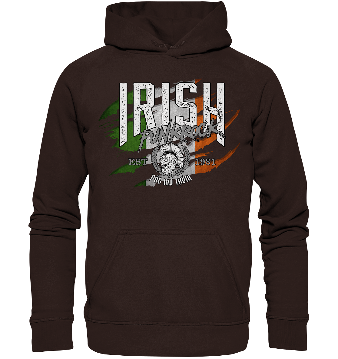 Póg Mo Thóin Streetwear "Irish Punkrock / Scratch" - Basic Unisex Hoodie
