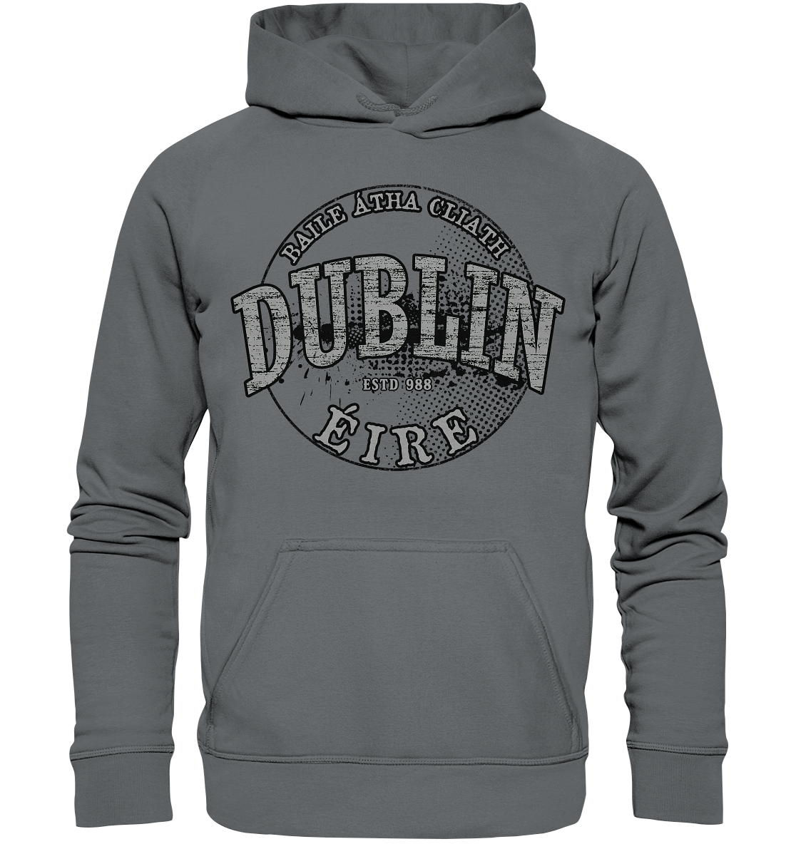 Dublin "Estd 988 / Baile Átha Cliath / Éire"  - Basic Unisex Hoodie